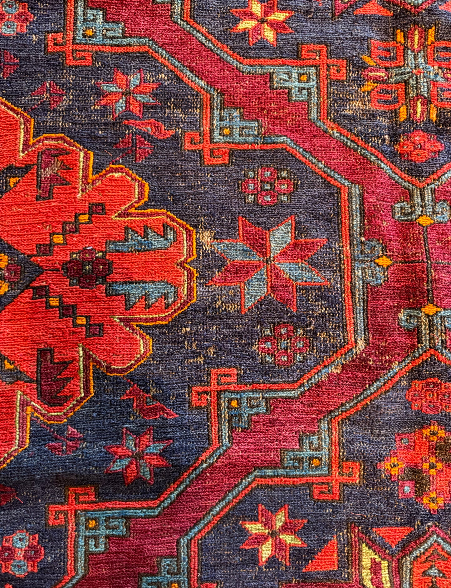 Antique Caucasian Soumak (12'5 X 7'5)