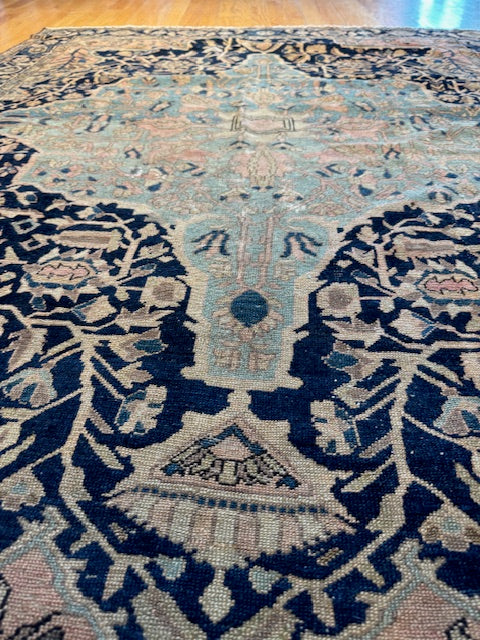 Antique Handmade Farahan (5'9 X 4'4)