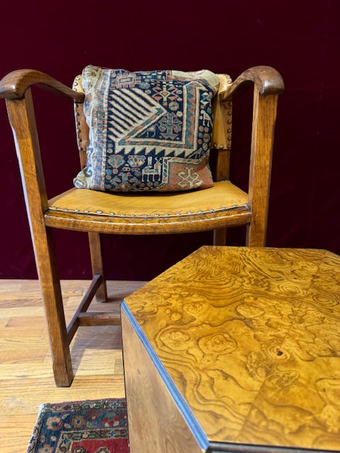 Antique Rug Pillow (16" X 17")