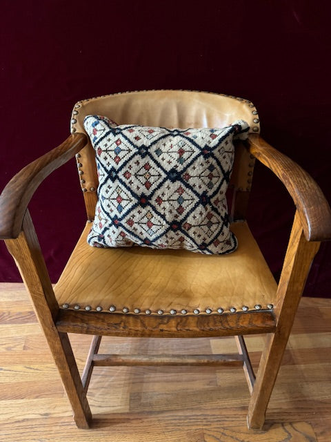 Antique Rug Pillow (16" X 17")