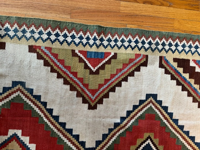 Antique Tribal Flat weave Kilim (8'11 X 5'1)