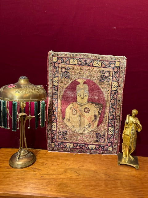 Antique Handmade Royal Gift Rug (26" X 19")