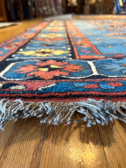 Blue Sun-Burst Kazak Revival (6’7 X 5’7)