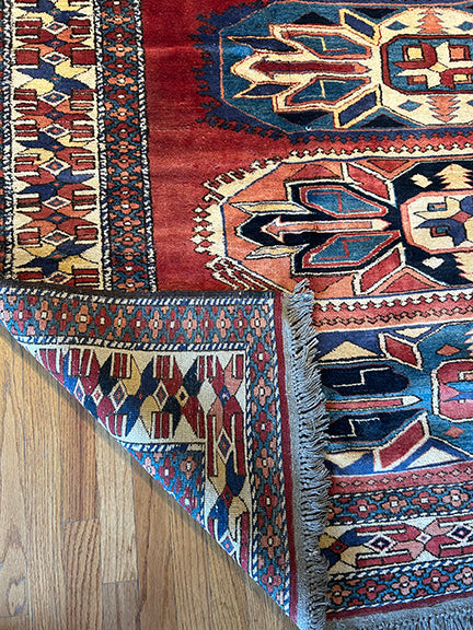 Sun-Burst Kazak Revival (6’9 X 6')