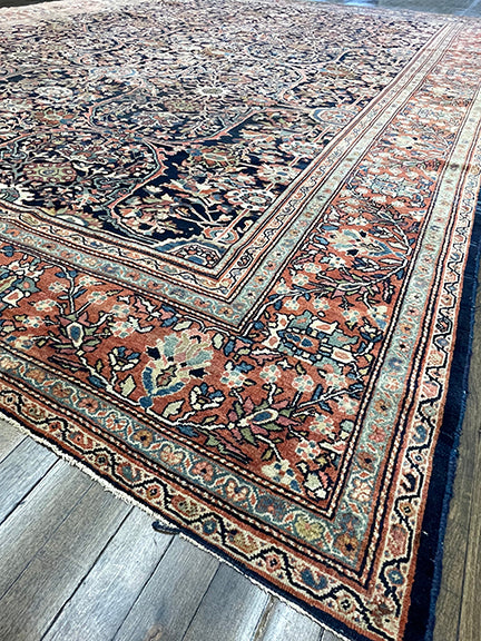 Vintage Persian Farahan (13'3 X 10')