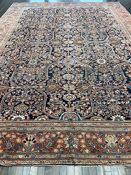 Vintage Persian Farahan (13'3 X 10')