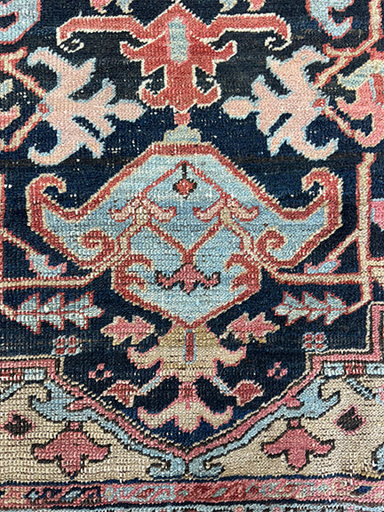 Antique Handmade Persian Heriz (11'1 X 8'10)
