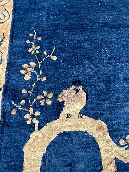 Antique Mainland Chinese Art Deco (9'7 X 8')