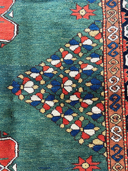 Triple Medallion Kazak Revival (5' X 6'7)