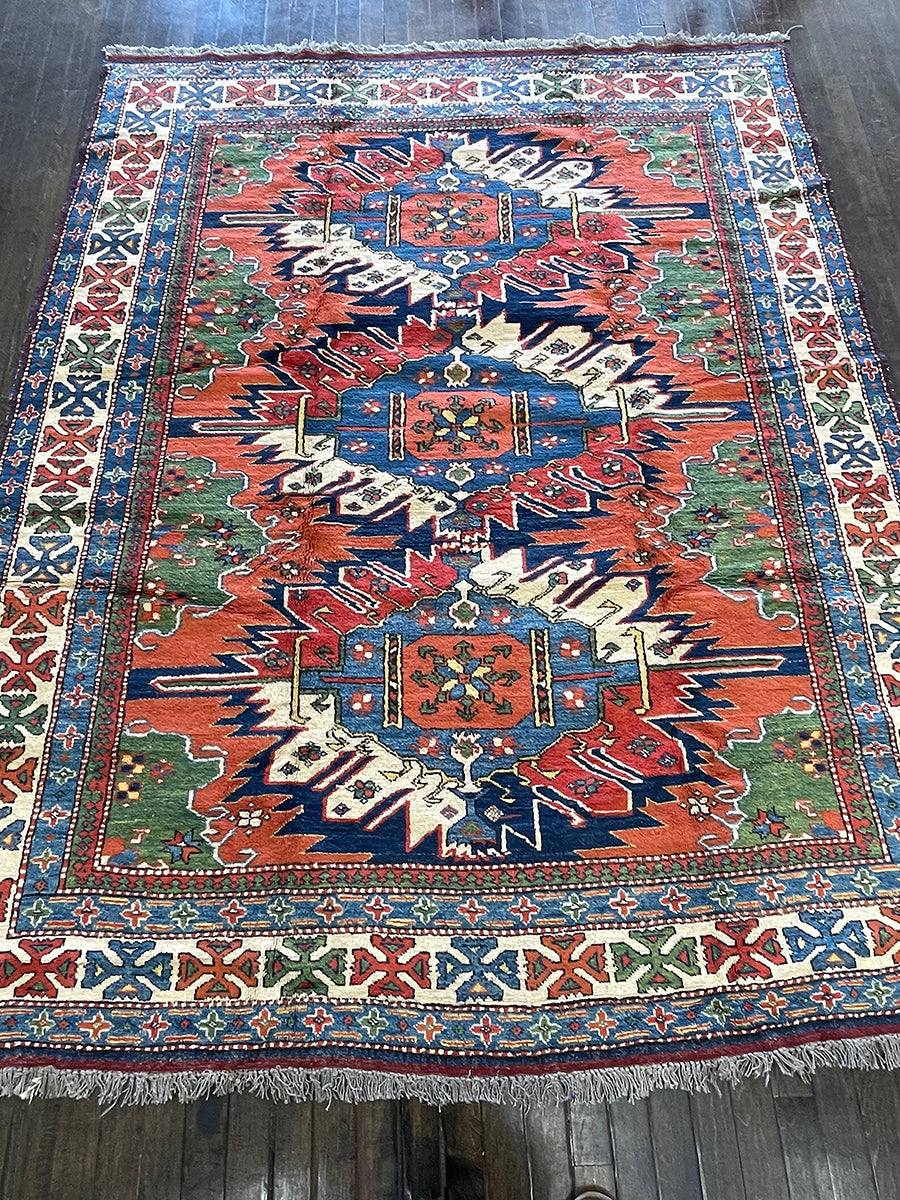 Triple Eagle Kazak Revival (7' X 5'2)