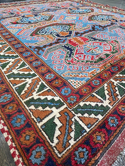 Karabagh Shield Motif Kazak Revival (5'5 X 5'8)
