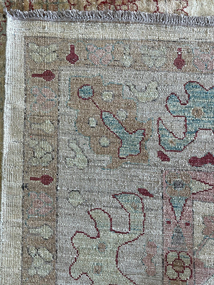 Handmade Oushak Revival (8'9 X 7'7)