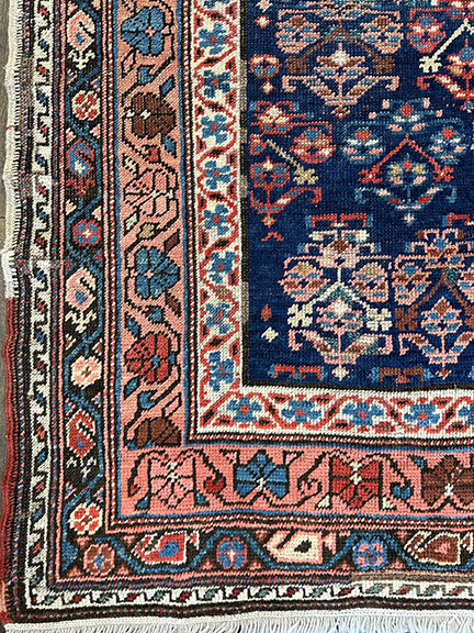 Antique Handmade Kurdish Runner (11' X 3'7)