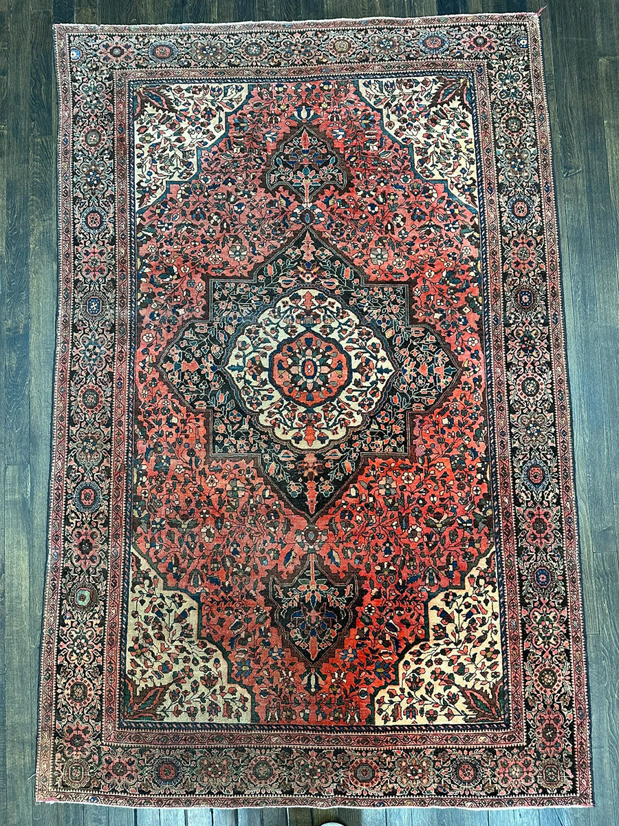 Antique Sarouk Farahan (6'1 X 4'1)