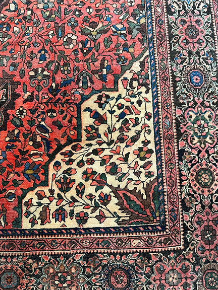Antique Sarouk Farahan (6'1 X 4'1)