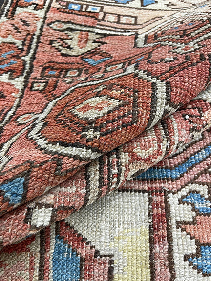 Antique Handmade Persian Serapi (10' X 13')