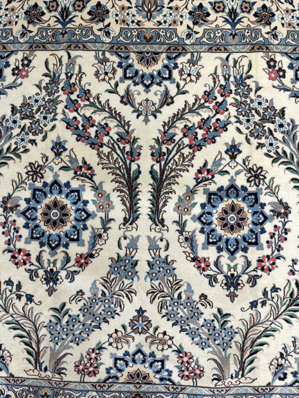 Handmade Persian Naeen (6'10 X 6'3)