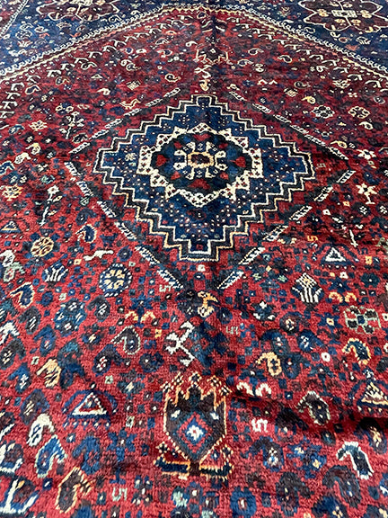 Vintage Persian Afshar (9'9 X 7'3)