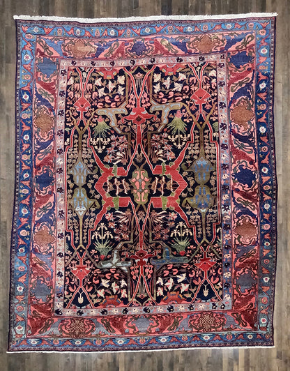 Vintage Persian Handwoven Bijar (11'5 X 9')