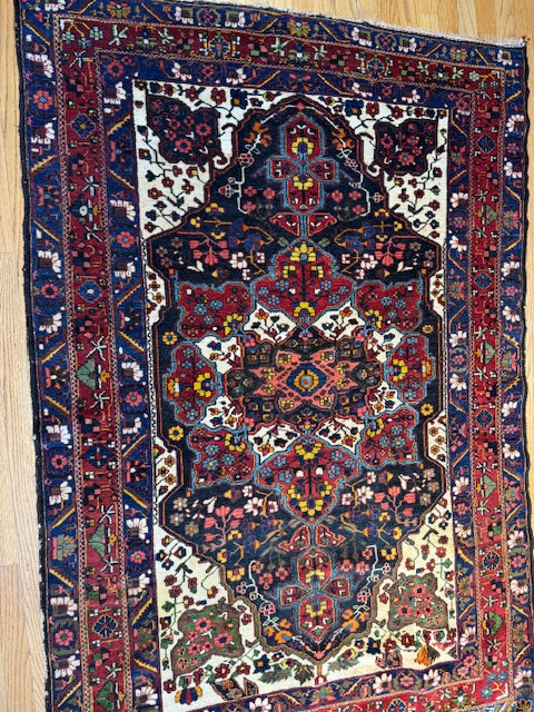 Antique Handmade Bakhtiari (6'4 X 4'3)