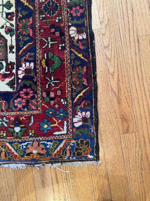 Antique Handmade Bakhtiari (6'4 X 4'3)