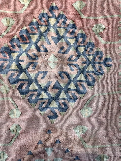Antique Turkish Kilim (8' X 3'10)