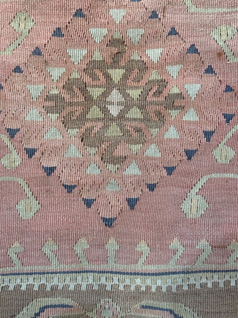 Antique Turkish Kilim (8' X 3'10)