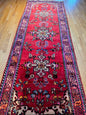 Vintage Handmade Heriz Runner (10'4 X 3'8)