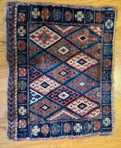 Antique Kurdish Jaf Bag Face (23" X 19")