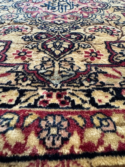 Antique Laver Kerman Mat (27'' X 25")