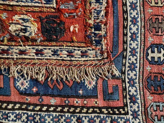 Antique Shahsavan Soumak Bag Face (21" X 20")
