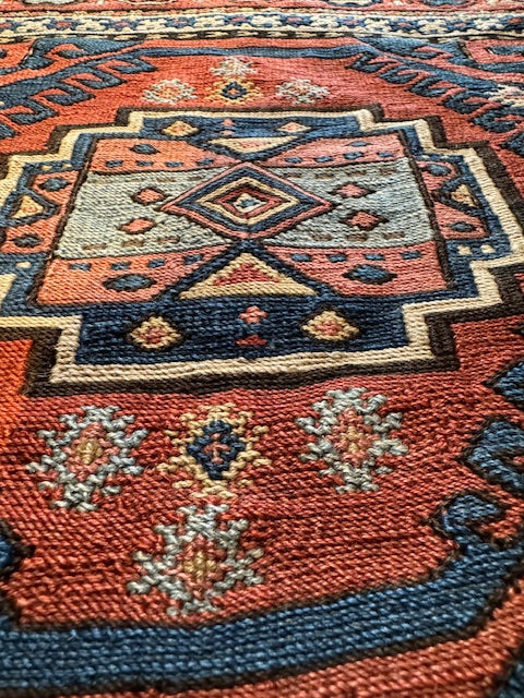 Antique Shahsavan Soumak Bag Face (21" X 20")