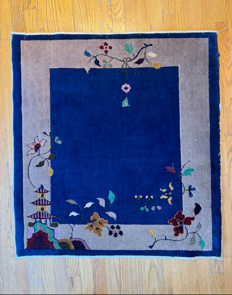 Antique Chinese Art Deco (3 'X 3'2)