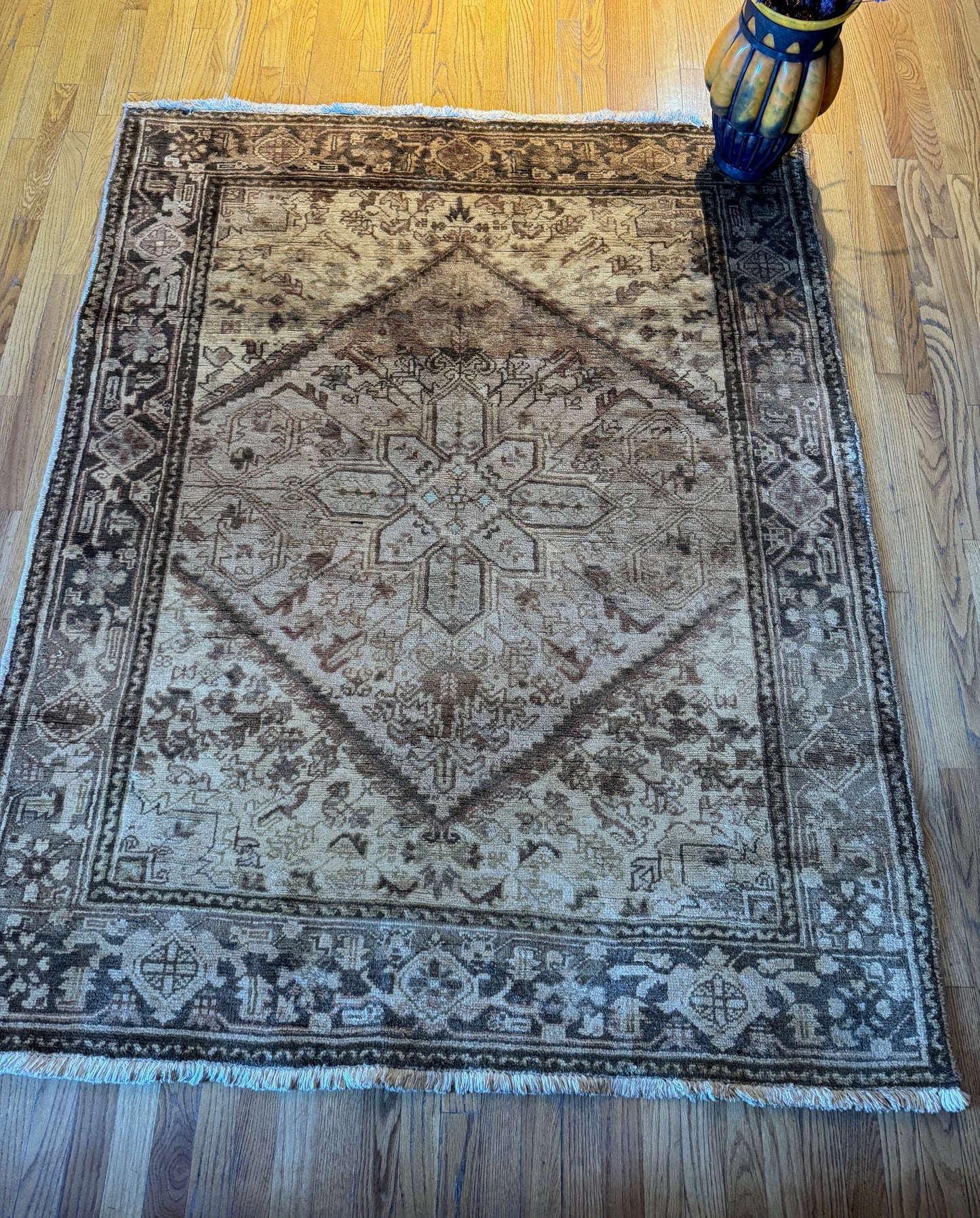 Vintage Handmade Heriz (6'3 X 5')