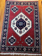 Handmade Heriz with Unique Design (6'6 X 4'7)