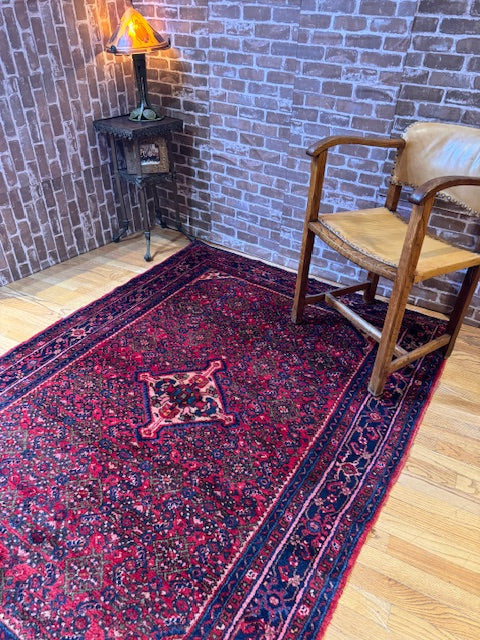 Handmade Vintage Sarouk/Hamedan (6'8 X 4'9)