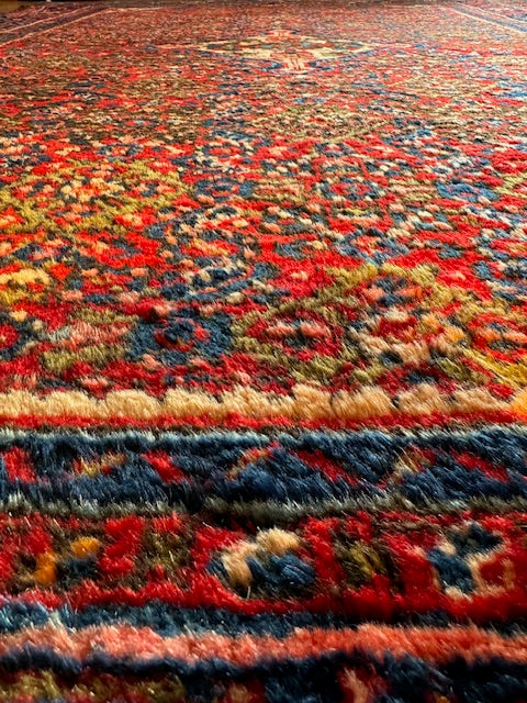 Handmade Vintage Sarouk/Hamedan (6'8 X 4'9)