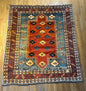 Kazak Revival with Dogs (5’8 X 5’2)