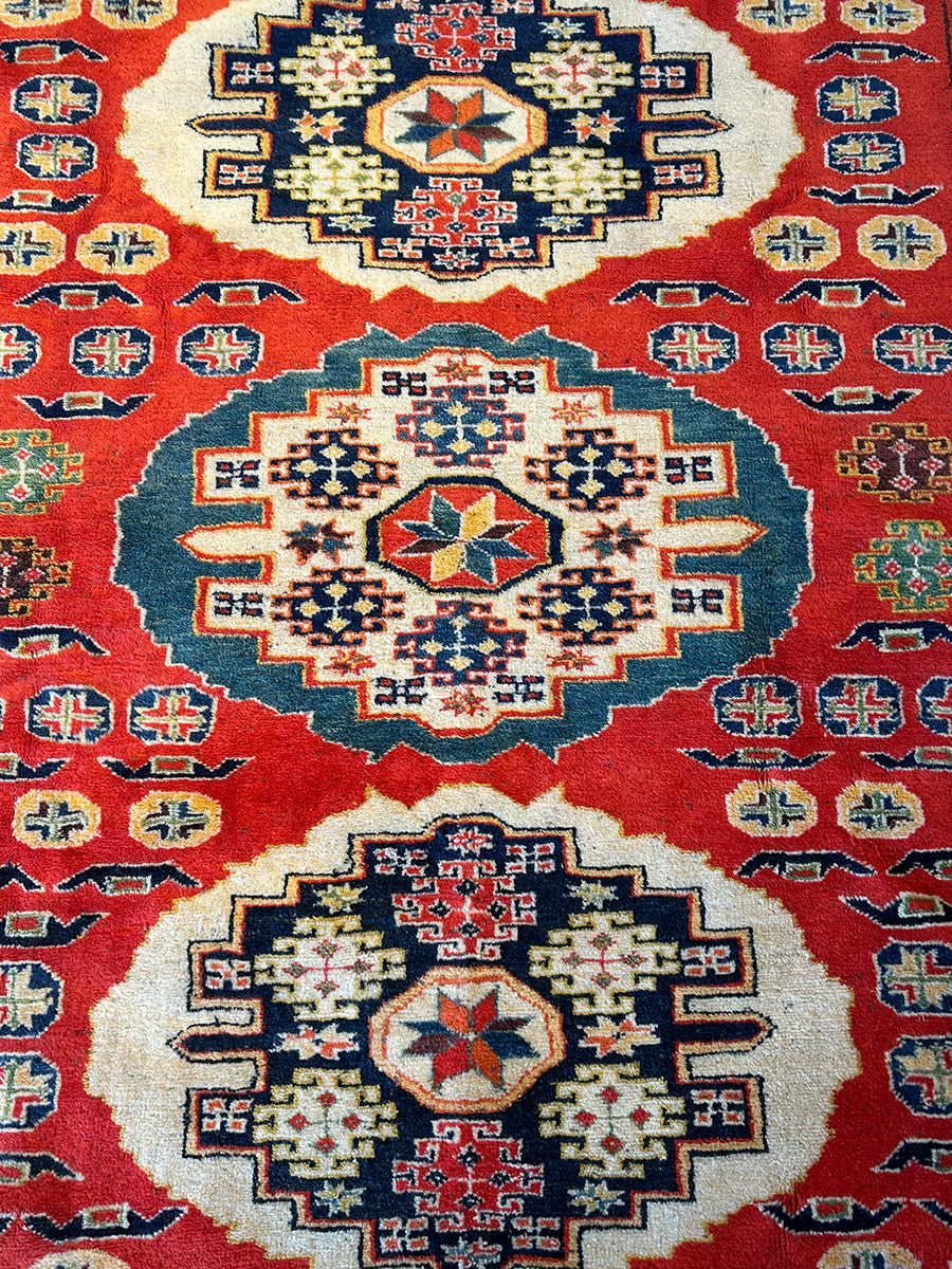 Orange Kazak Revival (6’4 X 5’2)