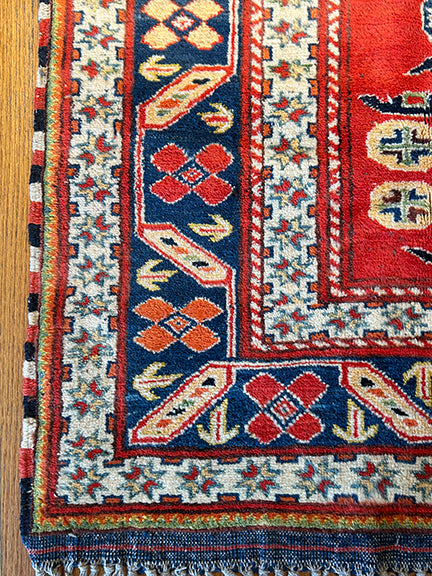 Orange Kazak Revival (6’4 X 5’2)