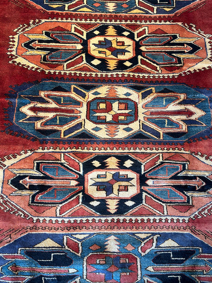 Sun-Burst Kazak Revival (6’9 X 6')