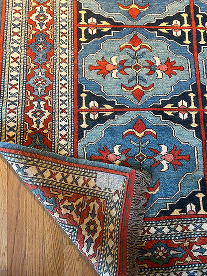 Blue Medallion Kazak Revival (6’3 X 4’10)