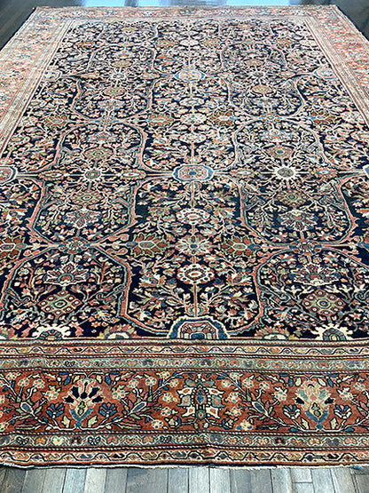Vintage Persian Farahan (13'3 X 10')