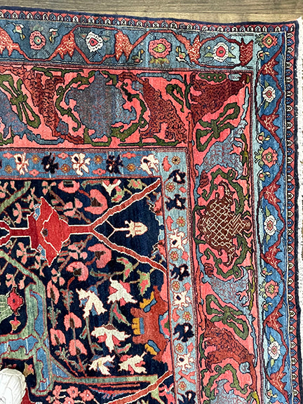 Vintage Persian Handwoven Bijar (11'5 X 9')
