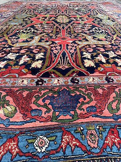 Vintage Persian Handwoven Bijar (11'5 X 9')