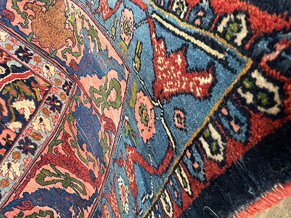 Vintage Persian Handwoven Bijar (11'5 X 9')