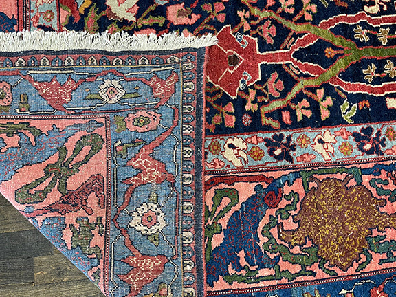 Vintage Persian Handwoven Bijar (11'5 X 9')