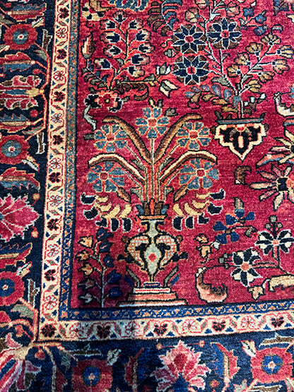 Antique Sarouk (6’1 x 4’5)