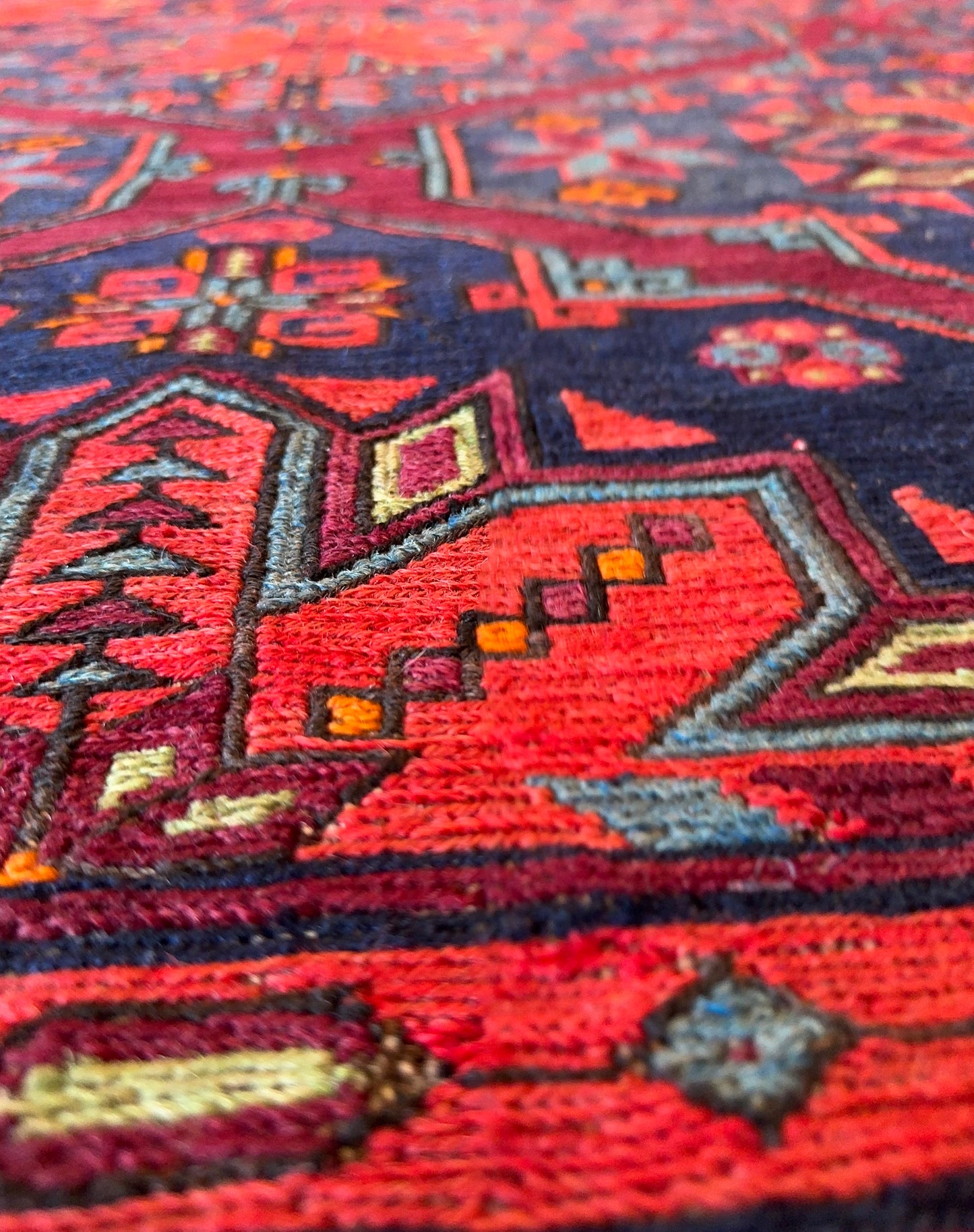 Antique Caucasian Soumak (12'5 X 7'5)