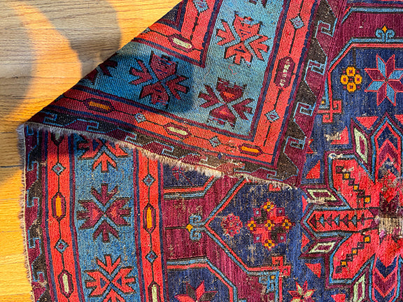 Antique Caucasian Soumak (12'5 X 7'5)